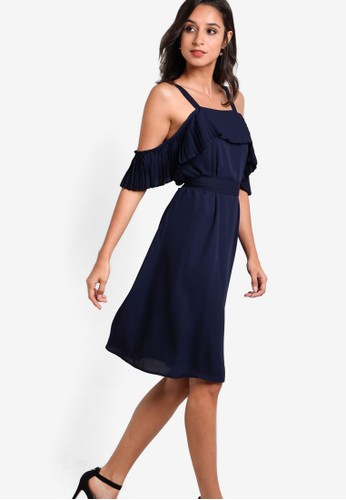 Collection Pleated Tiered Dress