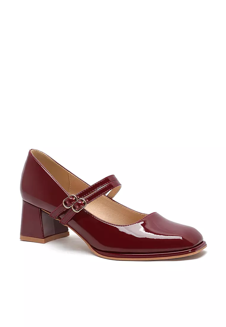 5CM Double Strap Mary Jane Shoes 595-3