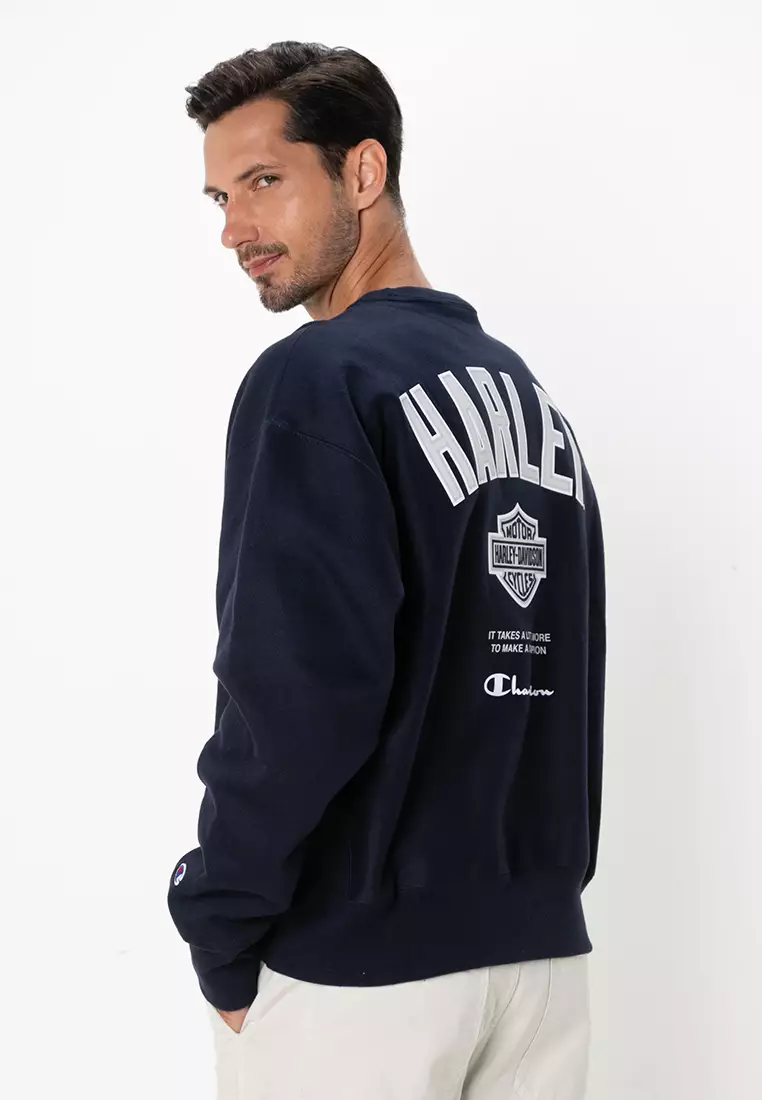 Harley-Davidson® Champion x Harley-Davidson® Fanatic Crew Neck Sweatshirt