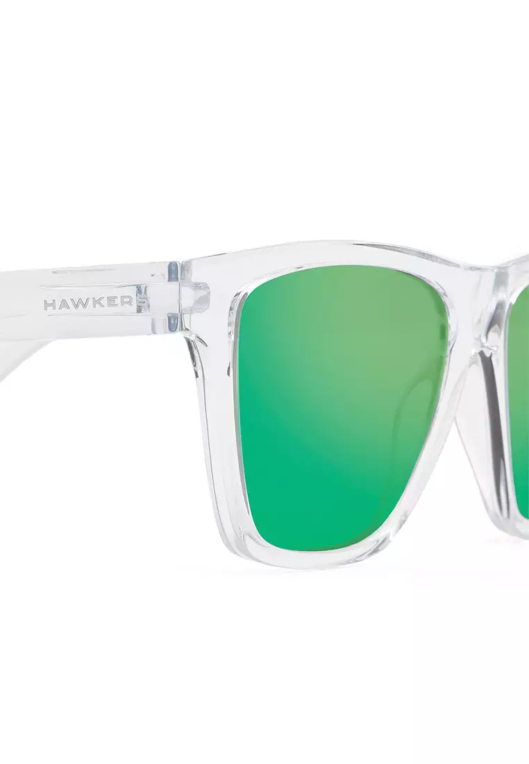 HAWKERS Air Emerald ONE LS Sunglasses for Men and Women, Unisex. UV400 Protection. Official Product designed in Spain