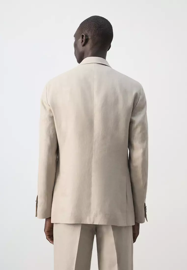 Amalfi 100% Linen Slim-Fit Suit Jacket