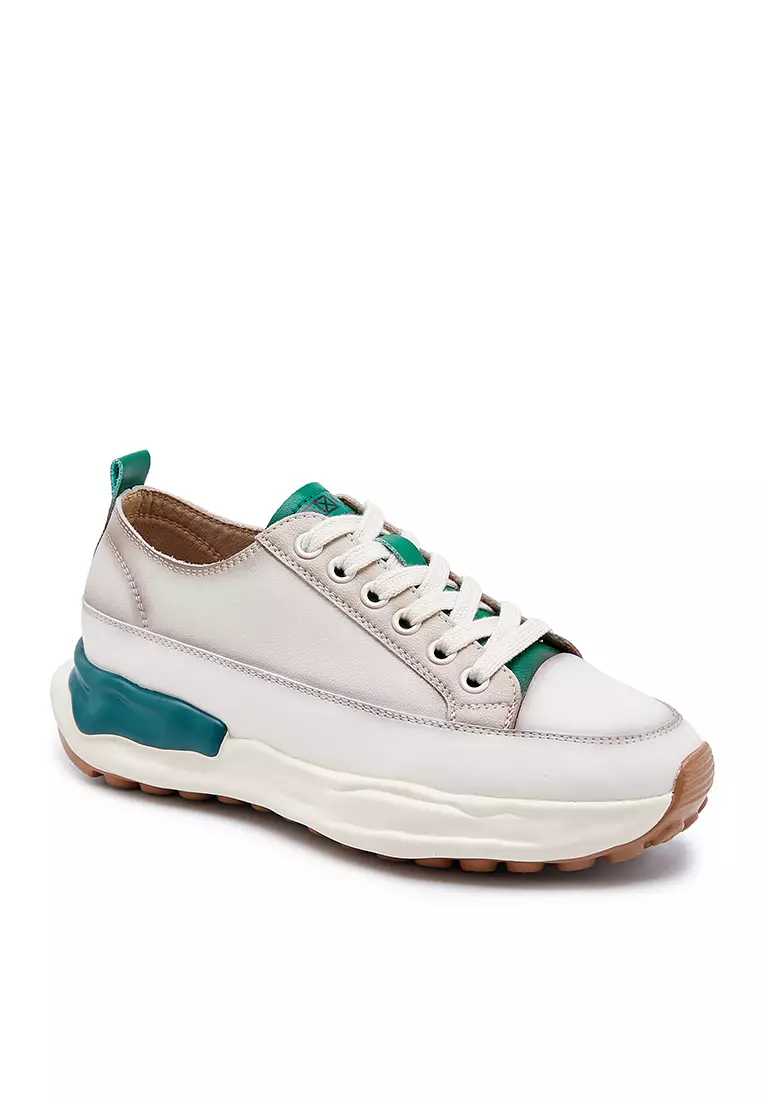 Suede Patchwork Contrast-color Sneakers RX6616