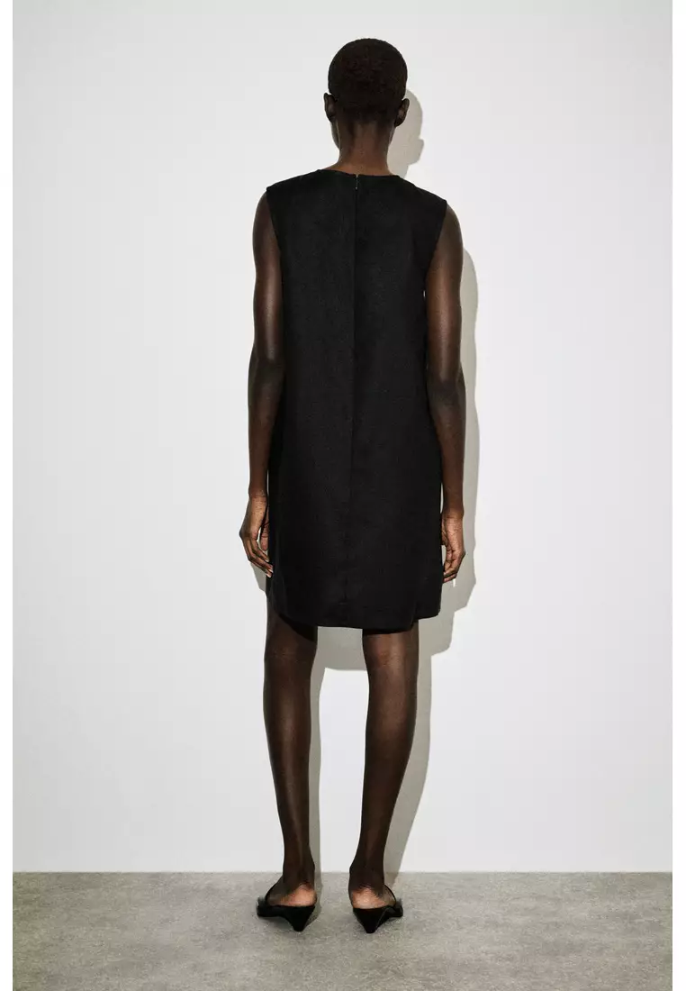 LINEN MINI SHIFT DRESS