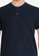 G2000 navy Stand Collar Printed Polo Shirt 61E7DAADB208B4GS_3