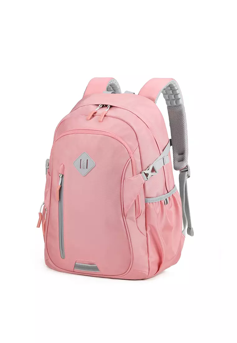 Girls pink school on sale bag