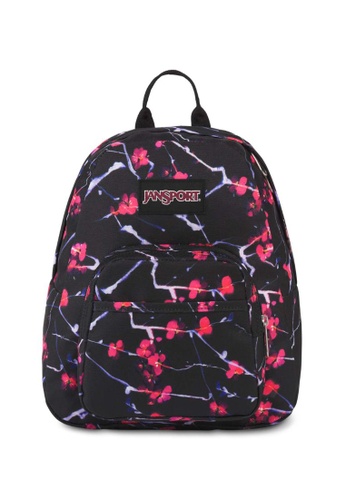 jansport half pint backpack sakura delight black 10 2l