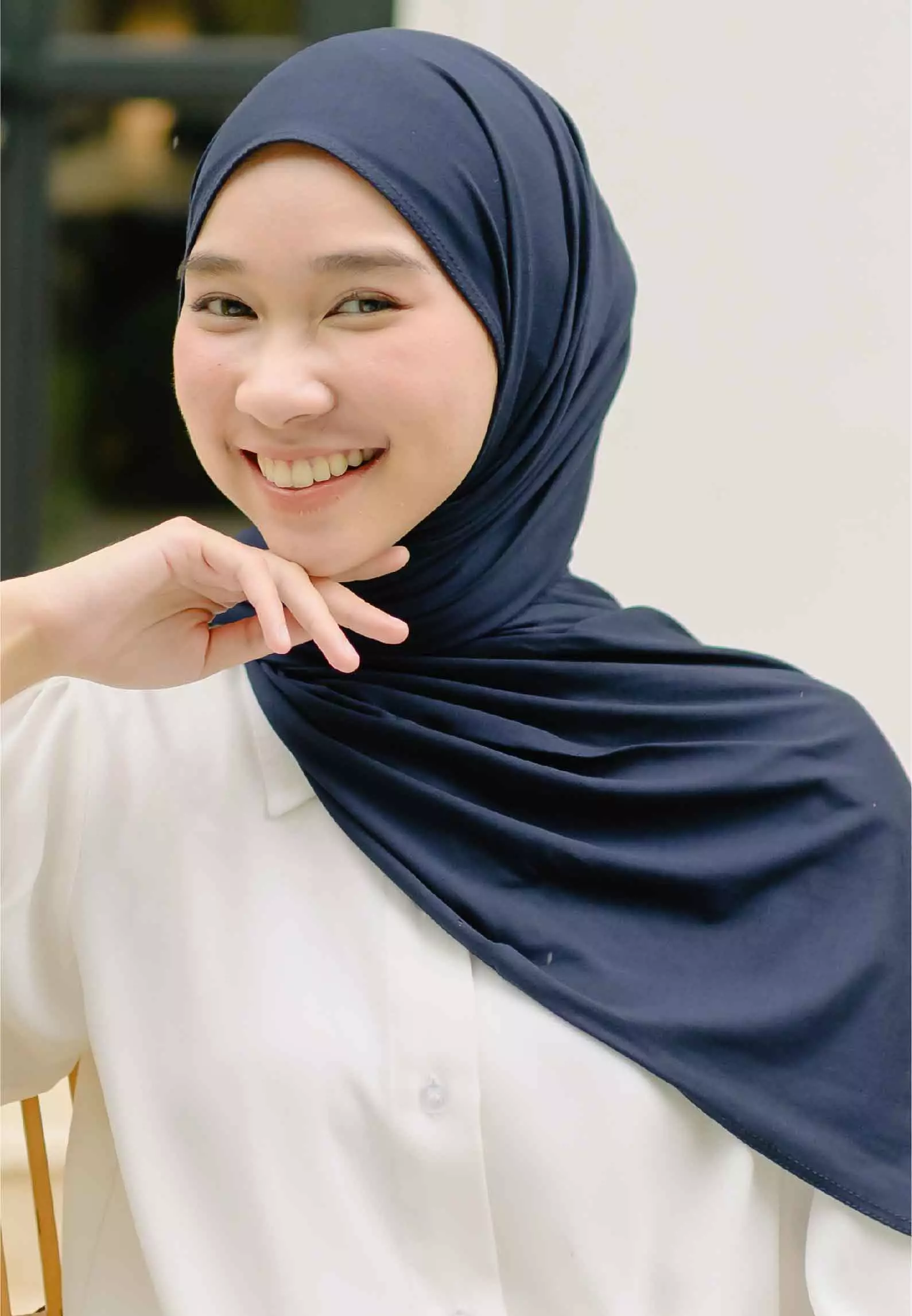 Tana Shawl Navy