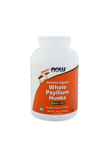 Now Foods Now Foods, Certifed Organic Whole Psyllium Husks, 12 oz (340 g) DF08EESD1E0F46GS_1