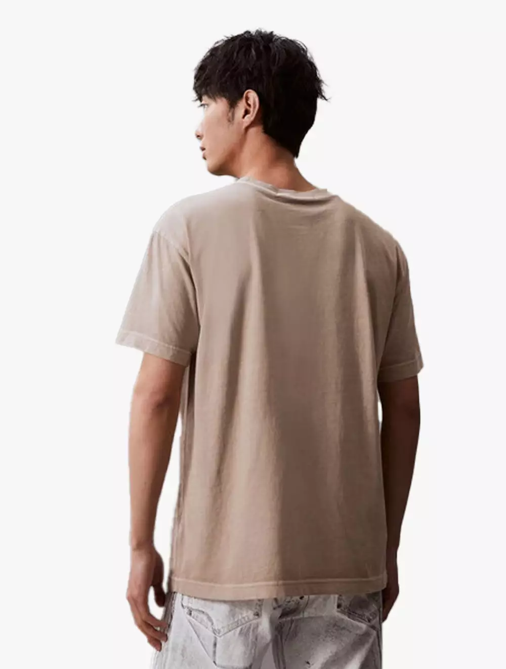 CALVIN KLEIN JEANS - MONO MINERAL TEE - Beige - beige