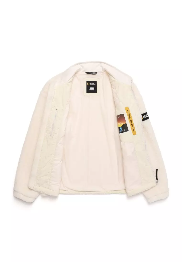 Unisex High Neck Fleece Jacket