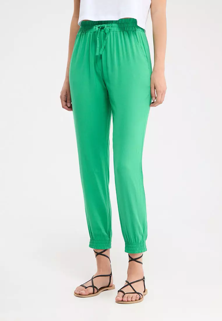 Lightweight Basic Jogger Pants for Women