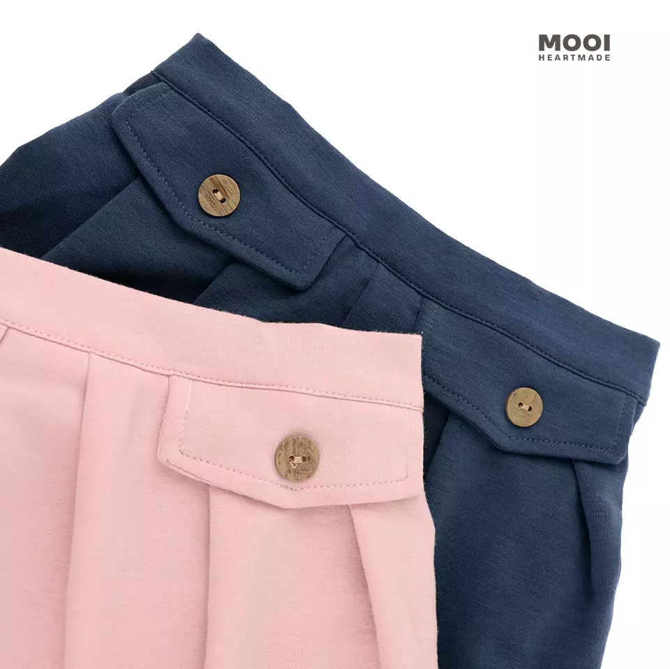 Mooi Rok Celana Skort Anak Perempuan Kyra Skort Pants - Black