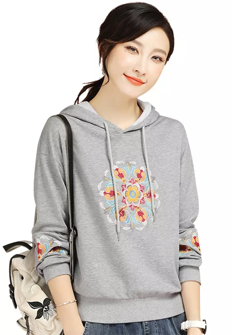 Girls shop gray hoodie