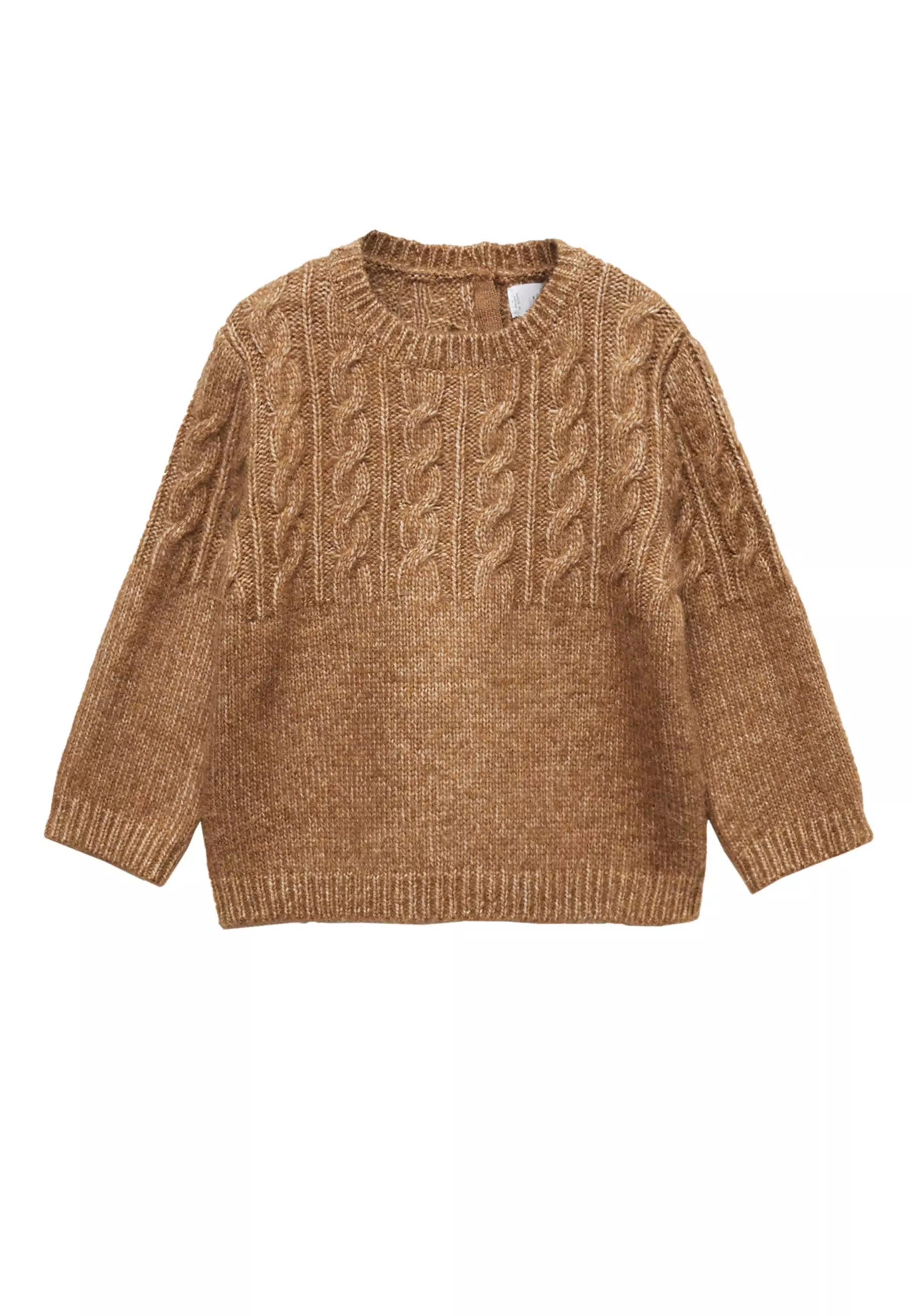 Knitted braided sweater mango hotsell