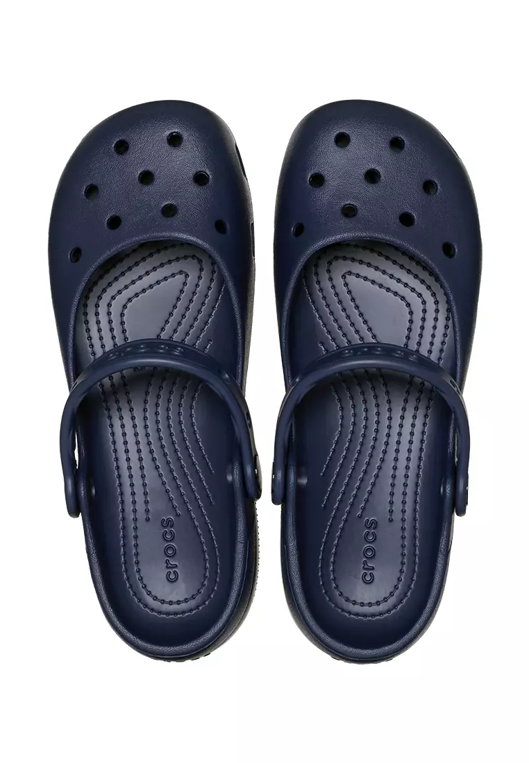 [Get 1 Size Down] Crocs Women Classic Ballet - Navy