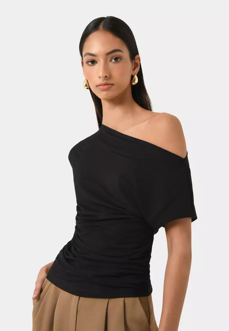 Mia Off Shoulder Jersey Top