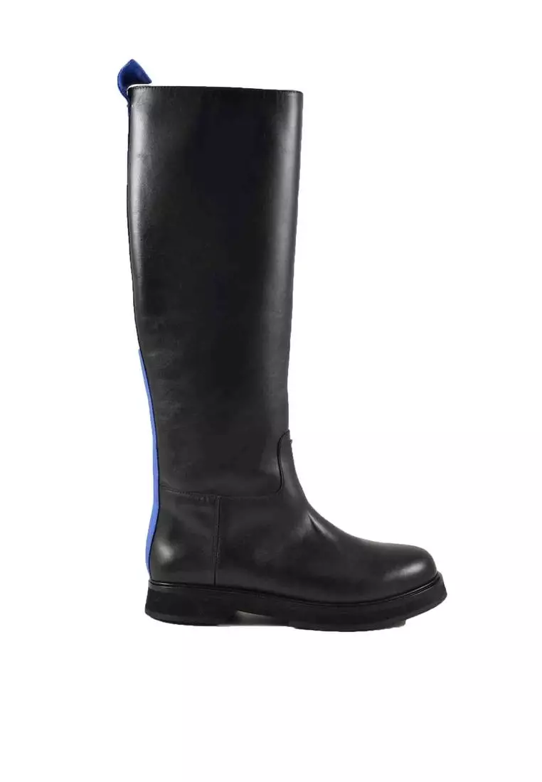 Buy Joseph Leather Slip-On Boots with Round Toe 2025 Online