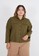 Sorabel green Giddia Plain Button Shirt Big Size Green 0DC9DAAC5BF4D9GS_1
