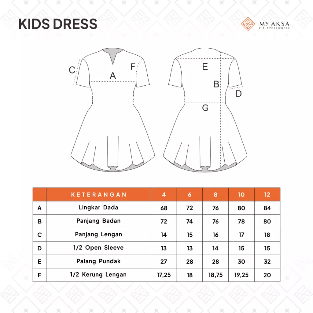 My Aksa Batik Anak Dress Pelana Red