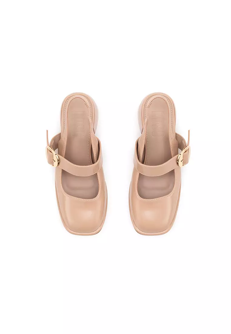 MARY JANE SLINGBACK CHUNKY HEEL