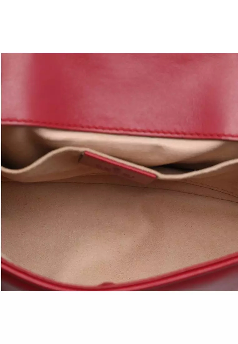 Pre-Loved Gucci Small Gg Marmont Matelasse Calfskin Shoulder Bag