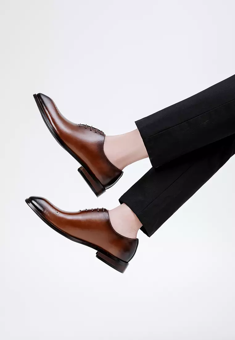 雕花真皮牛津鞋 MK5018-5