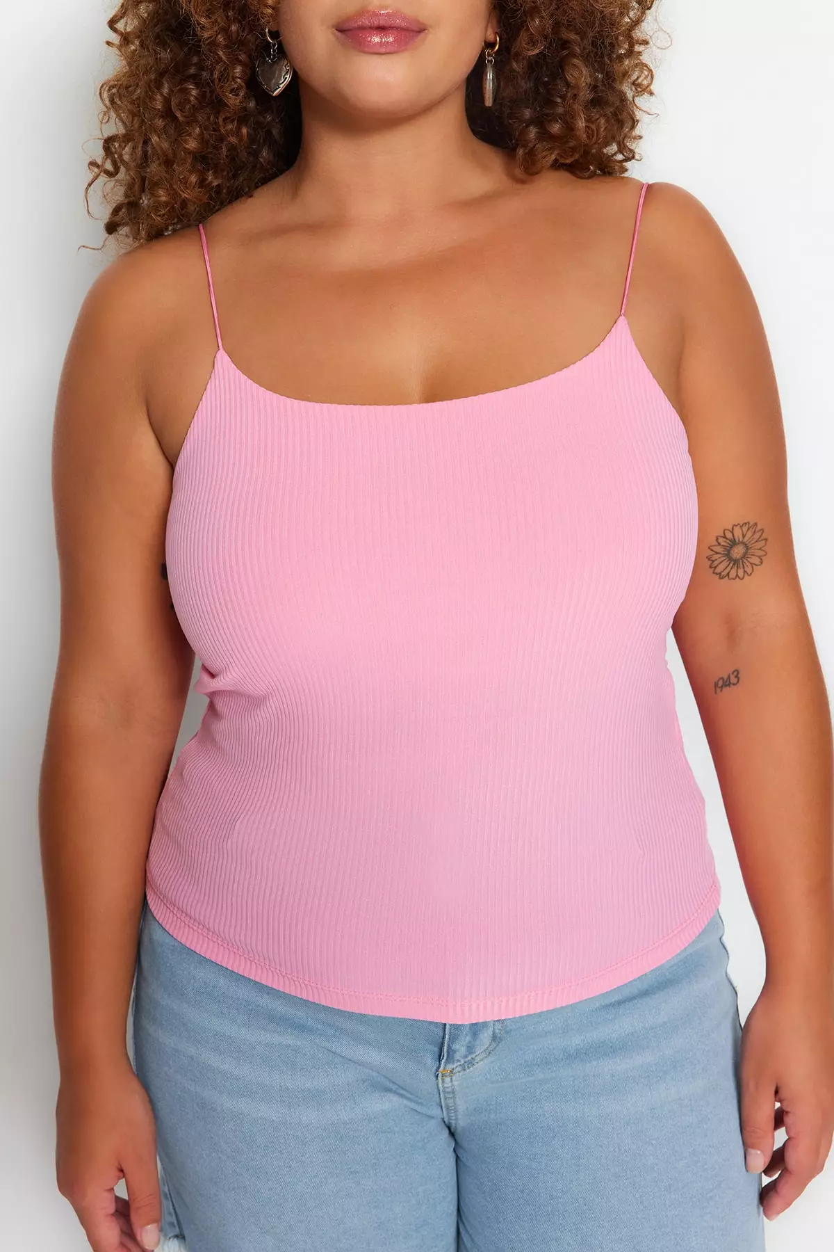 Plus Size Crop Tank Top