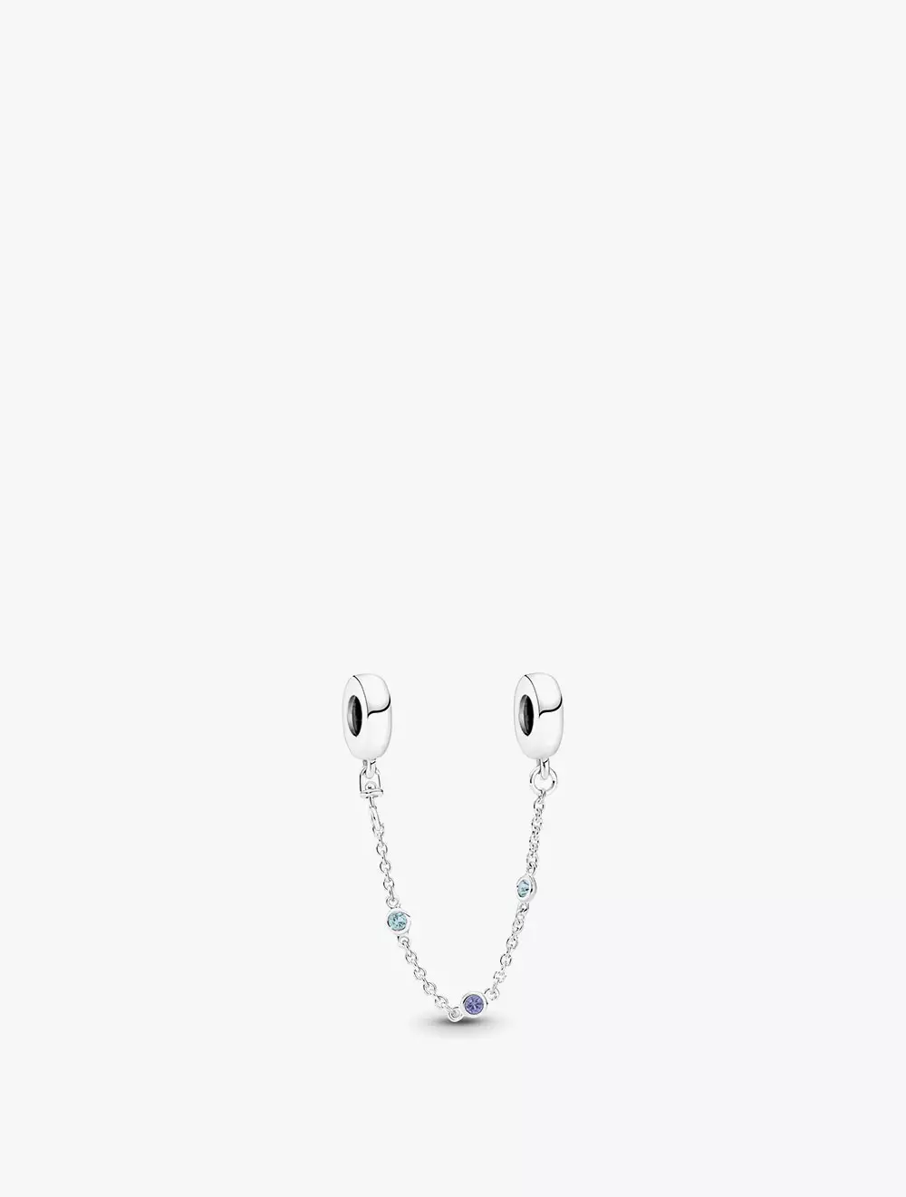 Sterling silver safety chain with stella