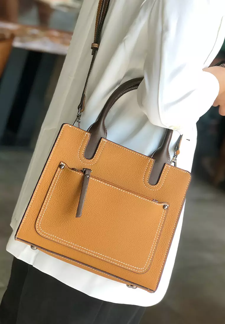 Buy XAFITI Brand New Leather Shoulder Tote Bag Online