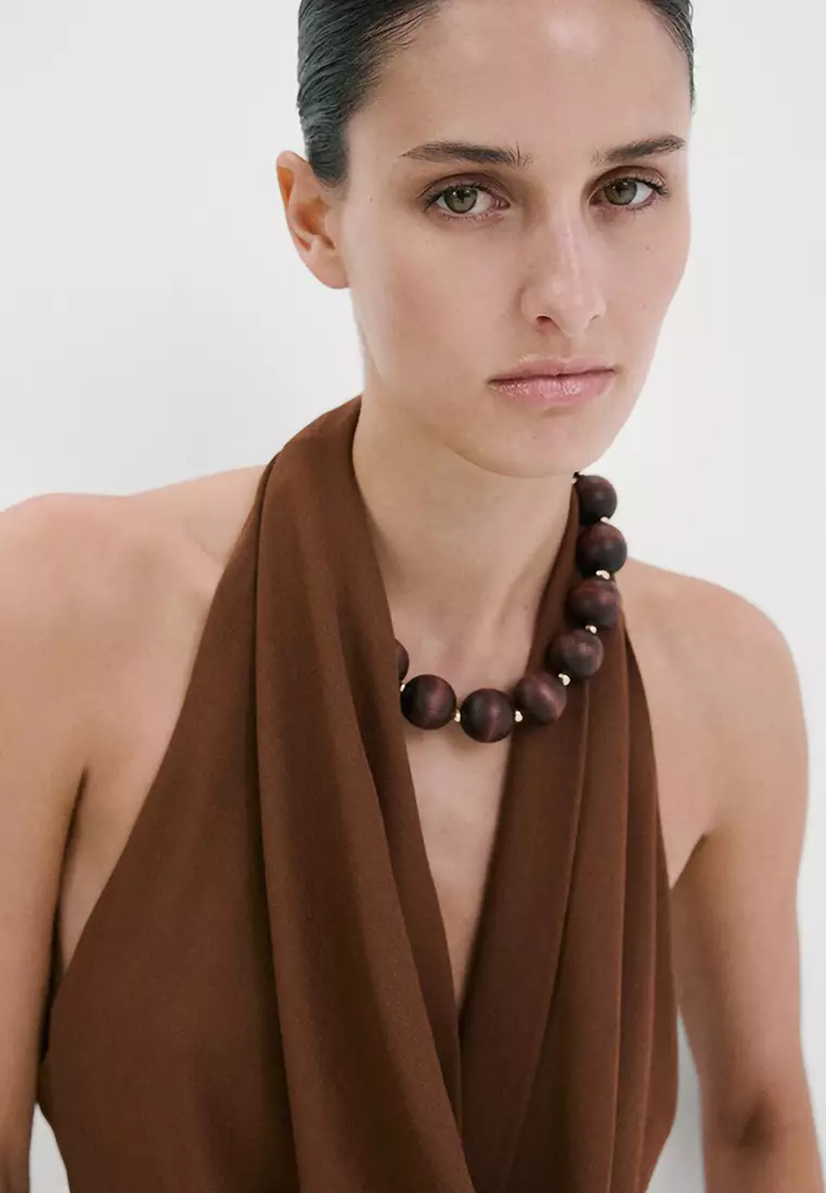 Draped Halter Top