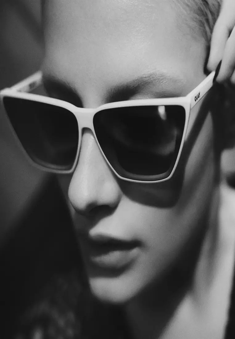 Bad Habit Sunglasses - Bone/Smoke