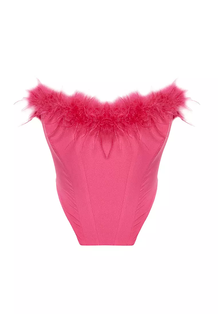 Otrish Detailed Bustier Top