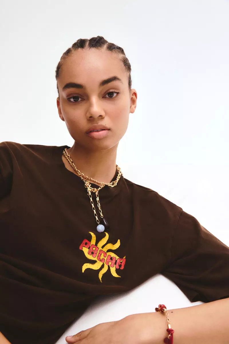 Oversized print-motif T-shirt