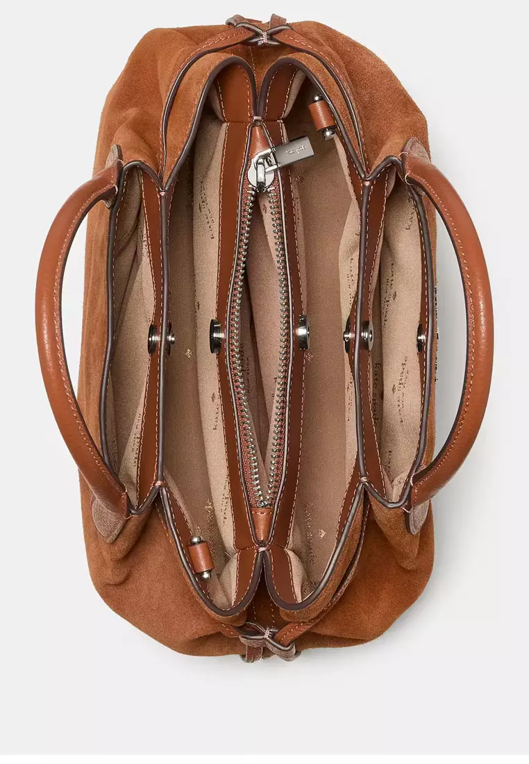 Dumpling Suede Small Satchel