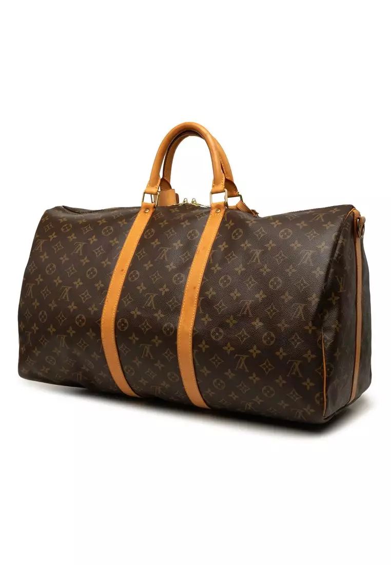 Pre-Loved Louis Vuitton Monogram Keepall Bandouliere 55
