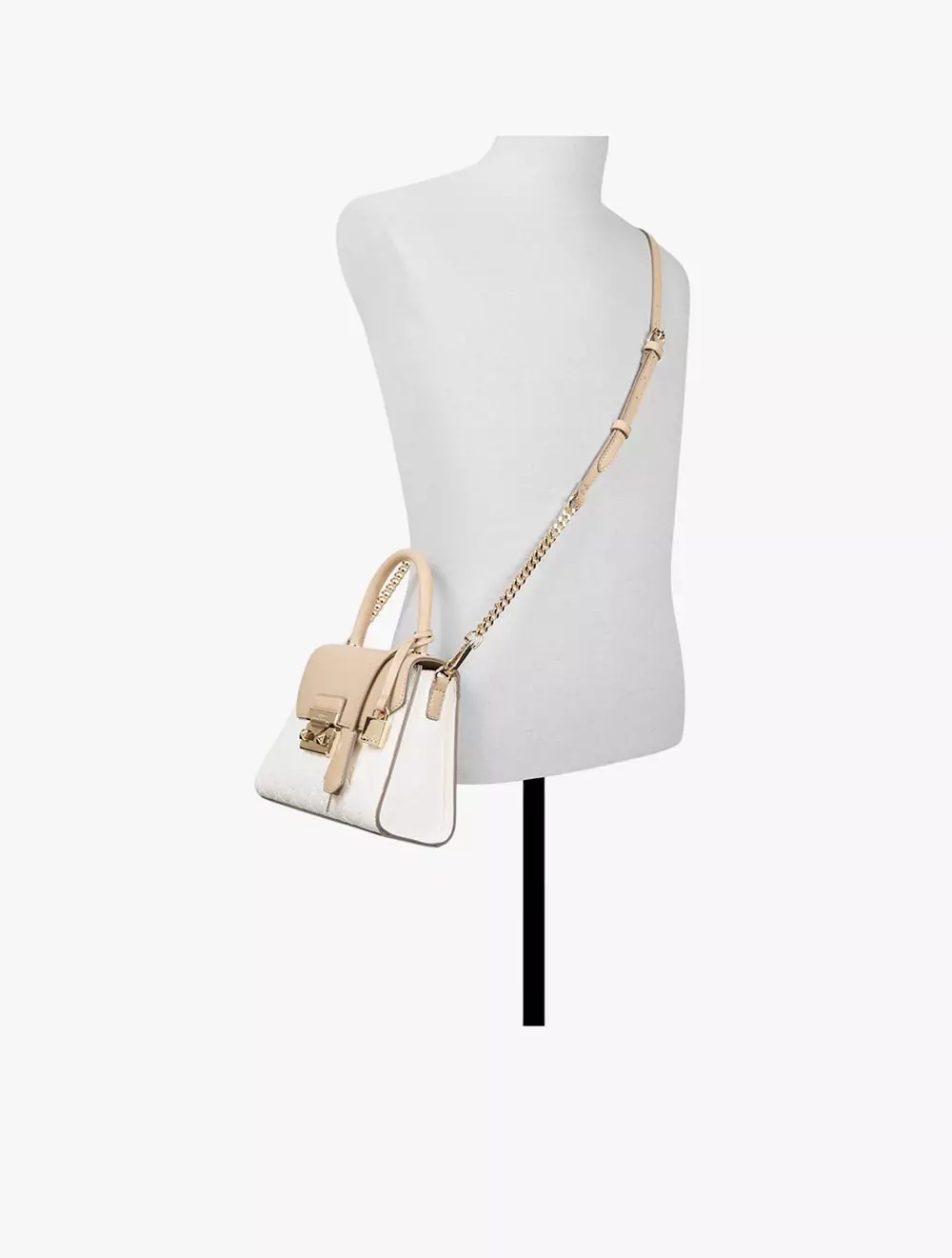 Aldo Crellita Women's Top Handle Bag - White Combo