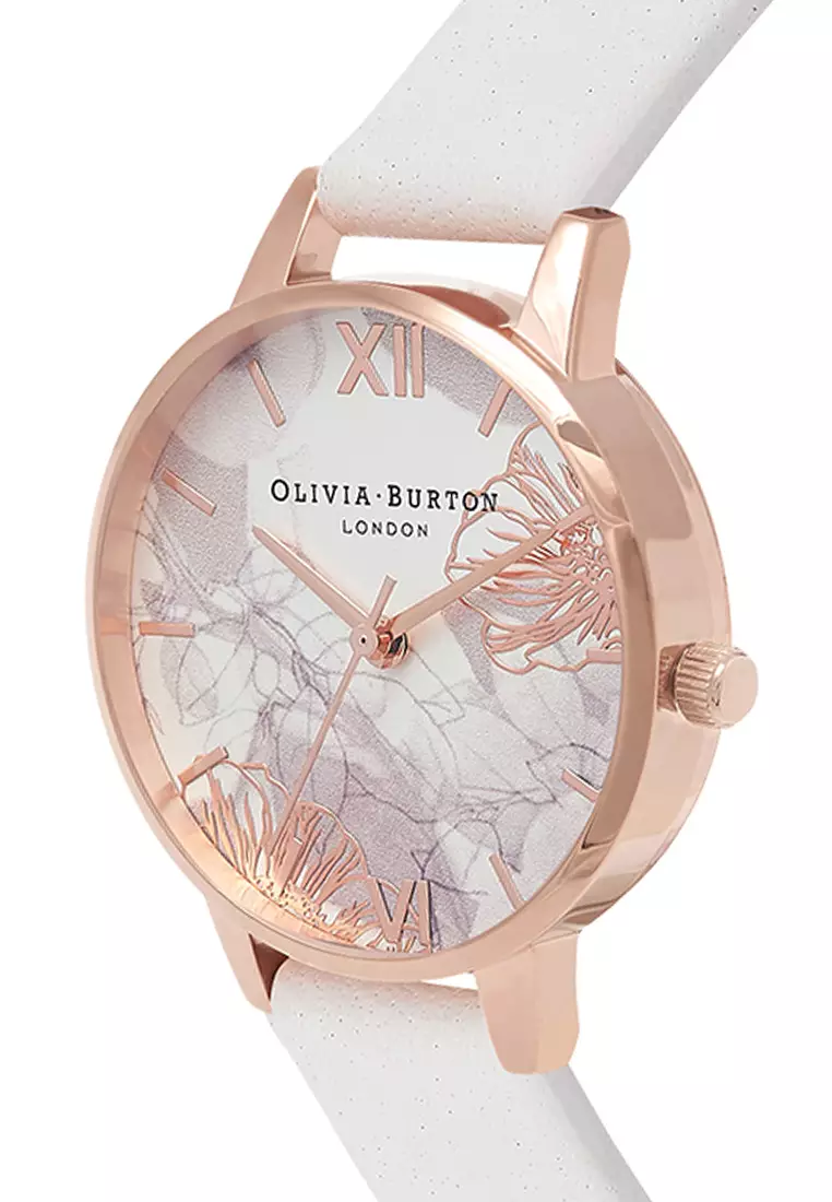 Abstract Florals Blush and Rose Gold OB16VM12