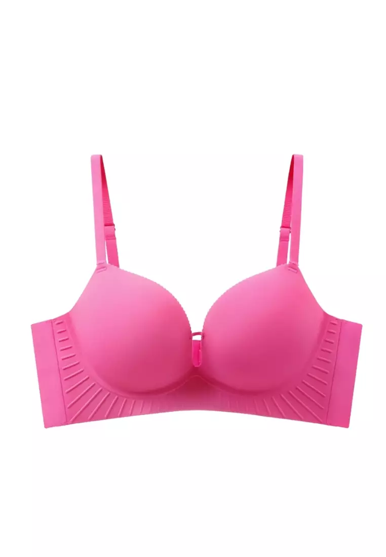 Nisa Seamless Wireless Bra in Pink