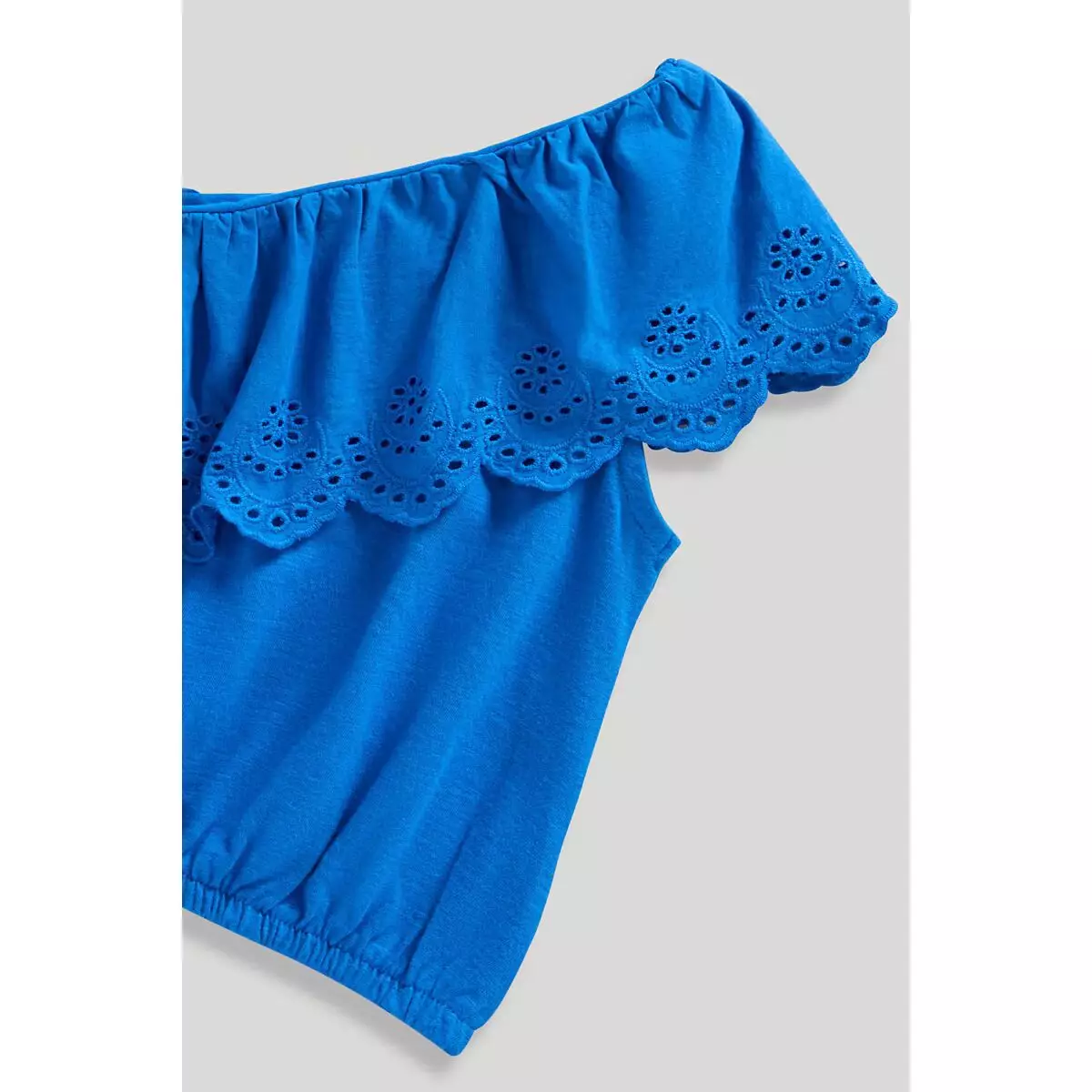 Mothercare Blue One Shoulder Top - Kaos Anak Perempuan (Biru)