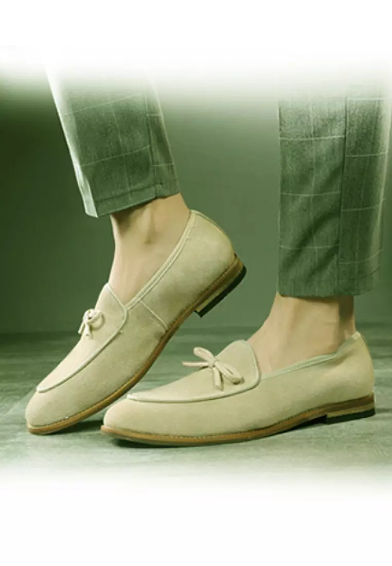 VANSA Cow Suede Loafers  VSM-C3322