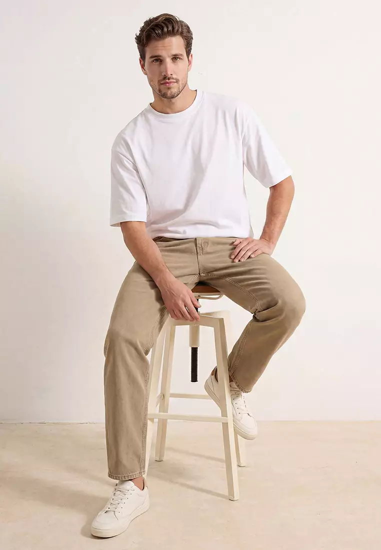 Baggy/Wide Loose Cut Denim Trousers Jeans