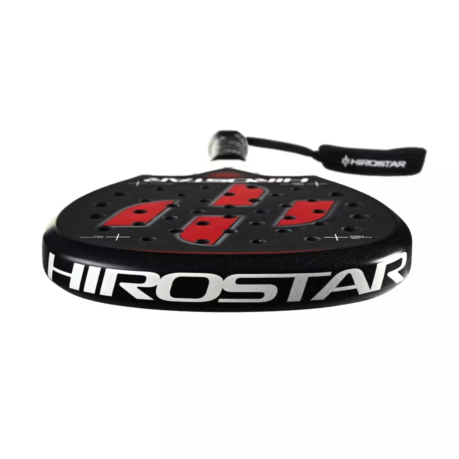 Raket Padel Hirostar Redstone 2025 365-380g Black White