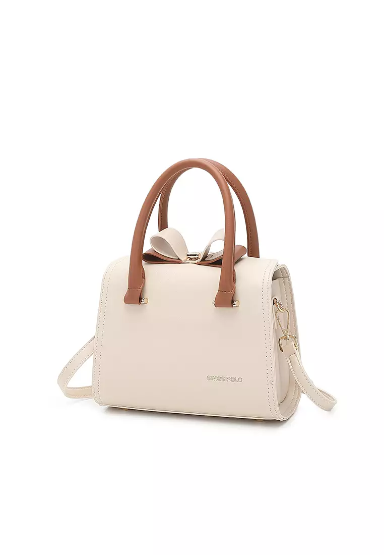 Women's Top Handle Bag / Sling Bag / Crossbody Bag / Shoulder Bag - Beige