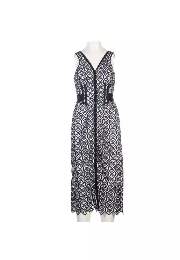 Self portrait sweetheart crochet cheap dress