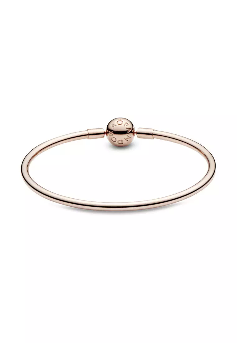 Charm Bracelet Pandora Moments Bangle Rose Gold Buy PANDORA