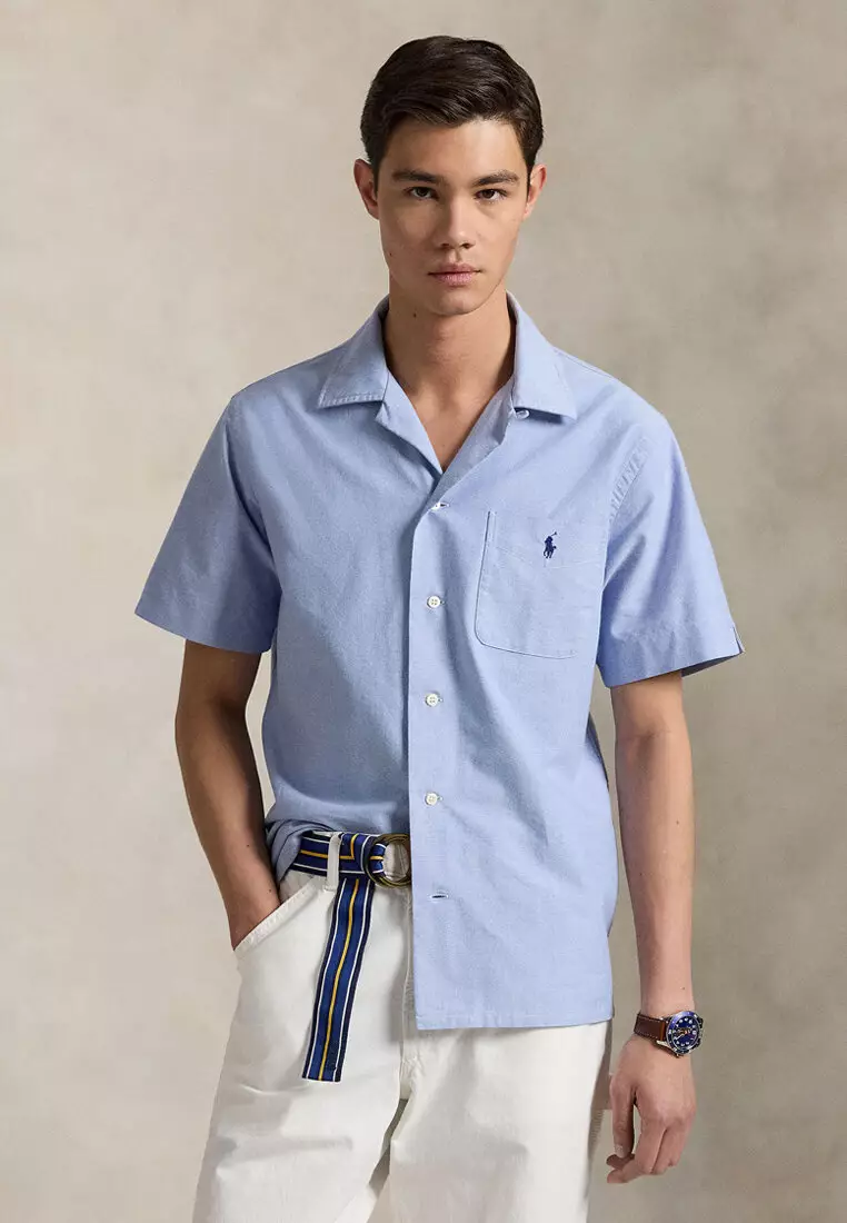 Buy Polo Ralph Lauren Classic Fit Oxford Short Sleeve Camp Shirt