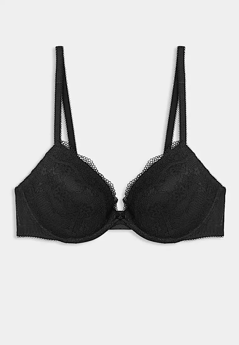 Jasmine Lace Wired Plunge Bra