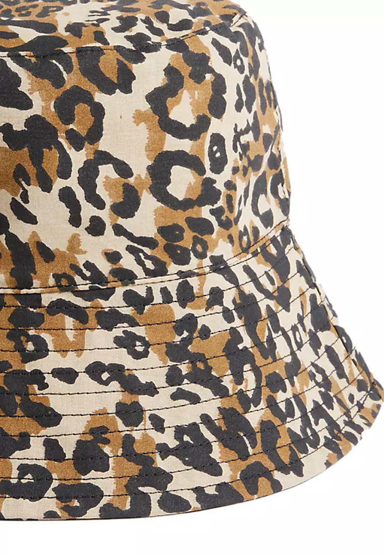 Pure Cotton Animal Print Bucket Hat