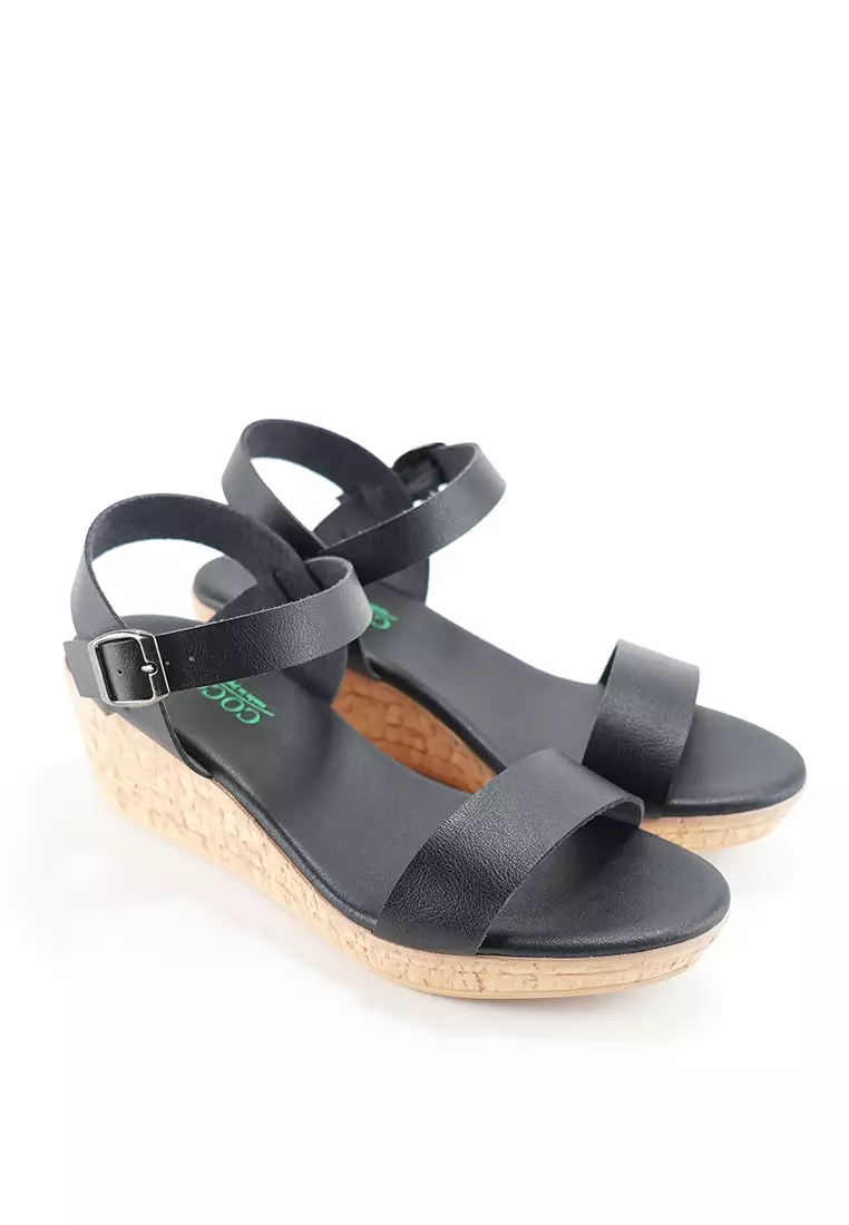 Wedge sandals cheap no strap