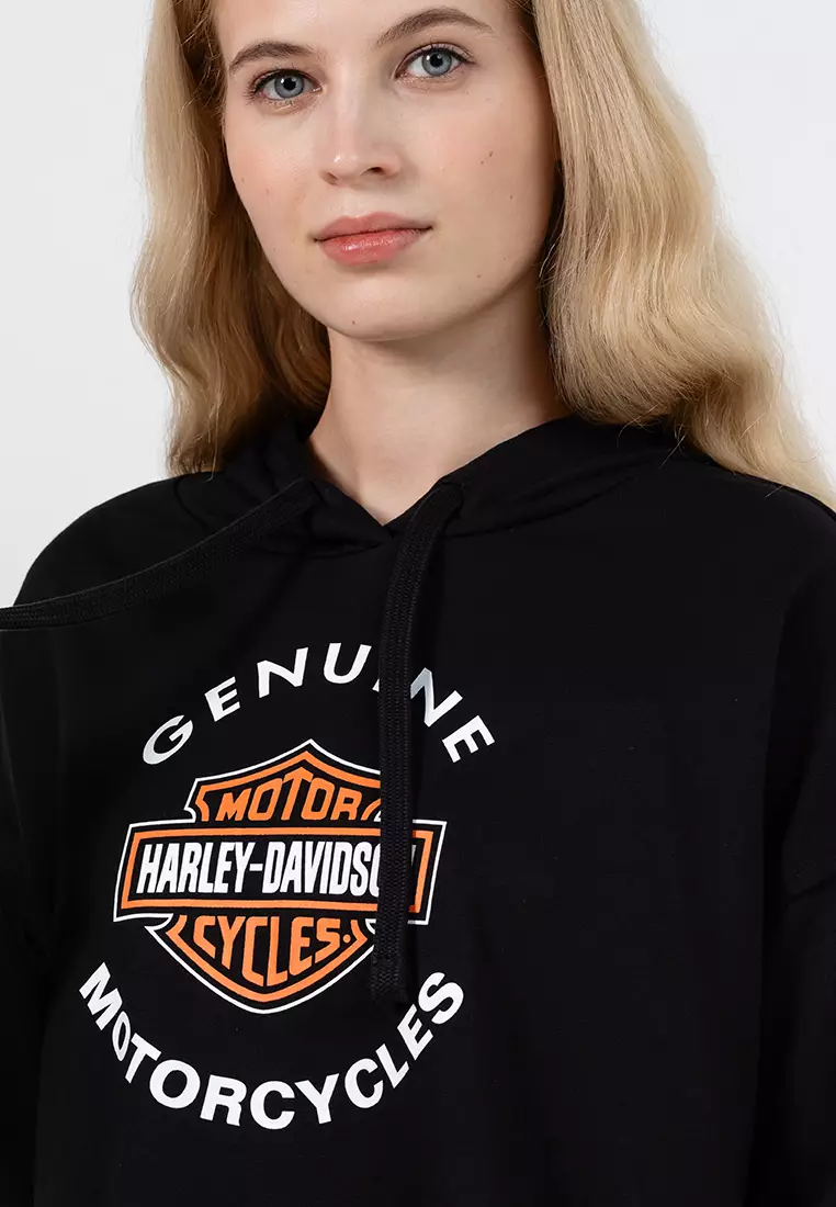 H-D® Essential Raw-Edge Hoodie